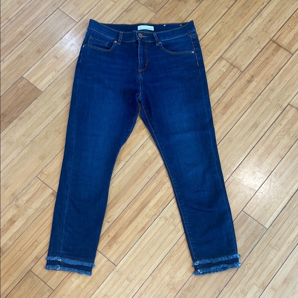 LOFT Dark Blue Ankle Modern Skinny Jeans 29/8